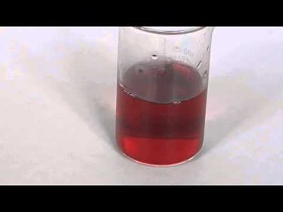 Kémiai egyensúly szemléltetése, kobalt klorid